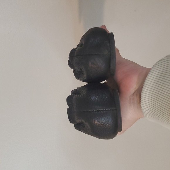 Tory Burch Black Leather Ballet Flats Size 8 Minimalist Preppy Office Attire - Picture 7 of 16